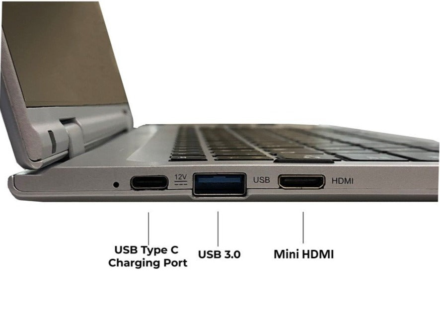 iView Classmate 141E3950 4G LTE - 14.1” 360° Touch Screen, 8GB/128GB Windows 10 Pro, 1920 x 1080 IPS High Resolution, Laptop