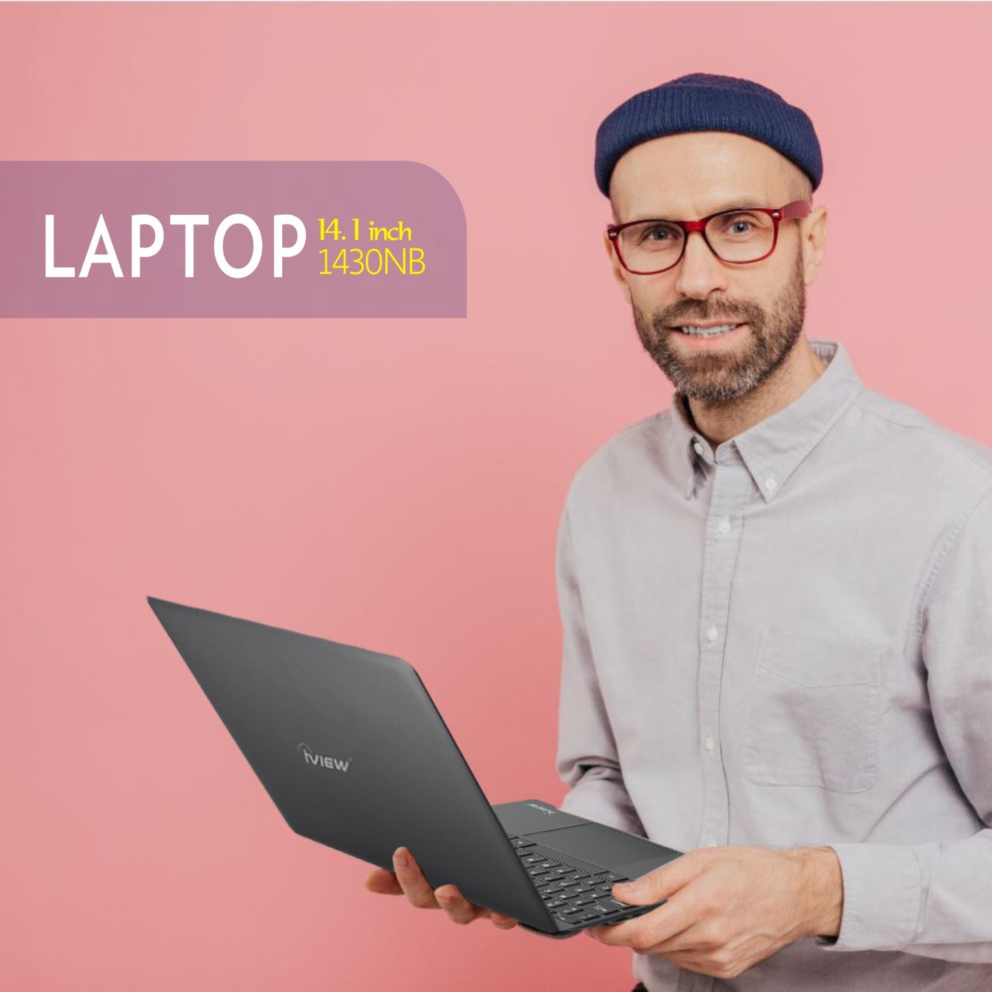 Combo Digital Memo Pad, USB Mouse & 1430NB – 14.1” 1920x 1080 IPS High Resolution, Intel Celeron N3350, 4GB/64GB Windows Laptop