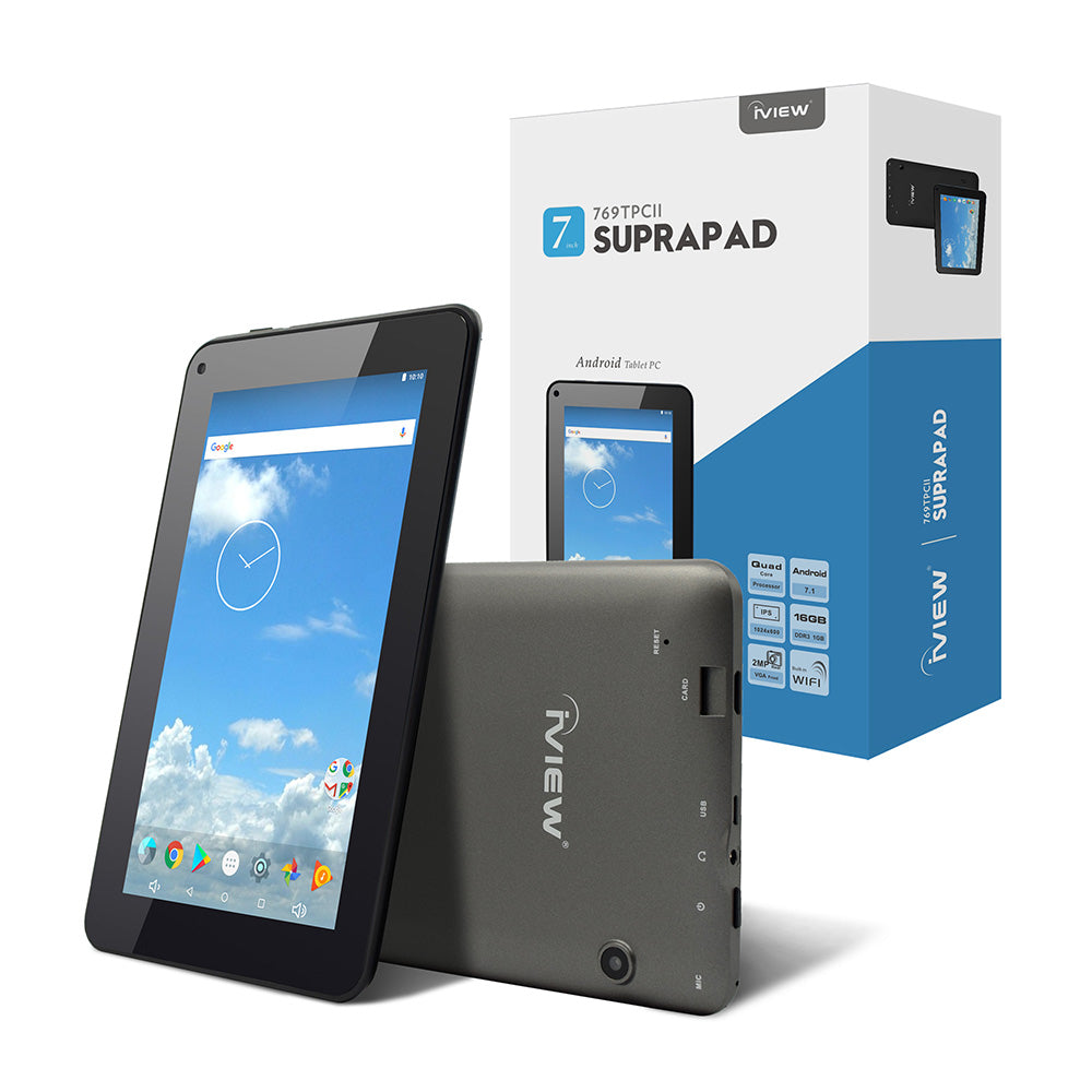 Iview 769TPCII black Android Suprapad tablet with product box