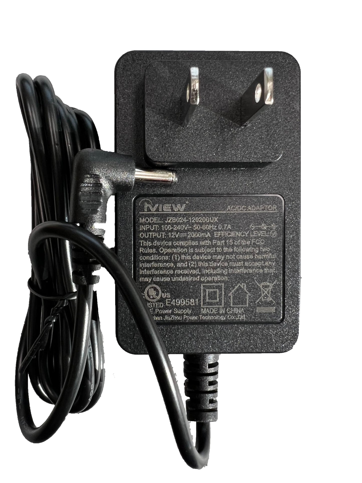 Magnus IV 4G Charger DC 12V / 2000mA UL Certified Replacement AC/DC Adapter