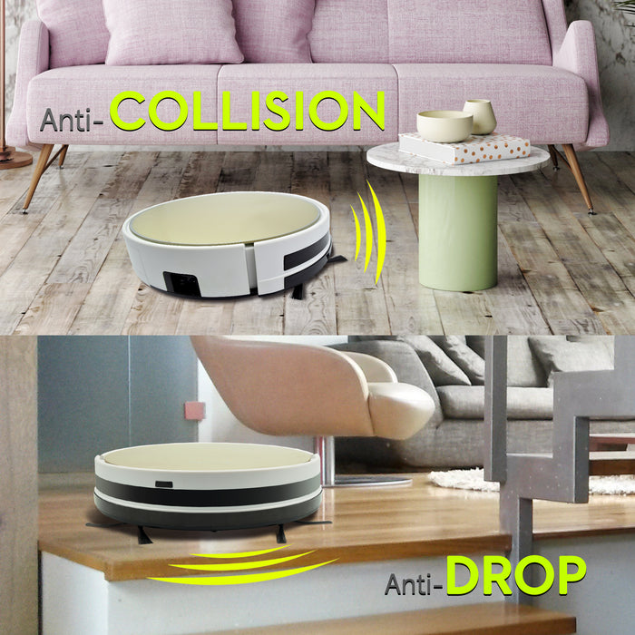 Iview 2-in-1 Smart Vacuum and Floor Mopping includes anti-collison and anti-drop