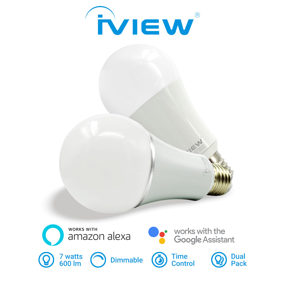 iView ISB600-2 7W 600lm Multi-color LED Wi-Fi Smart Bulb (Dual