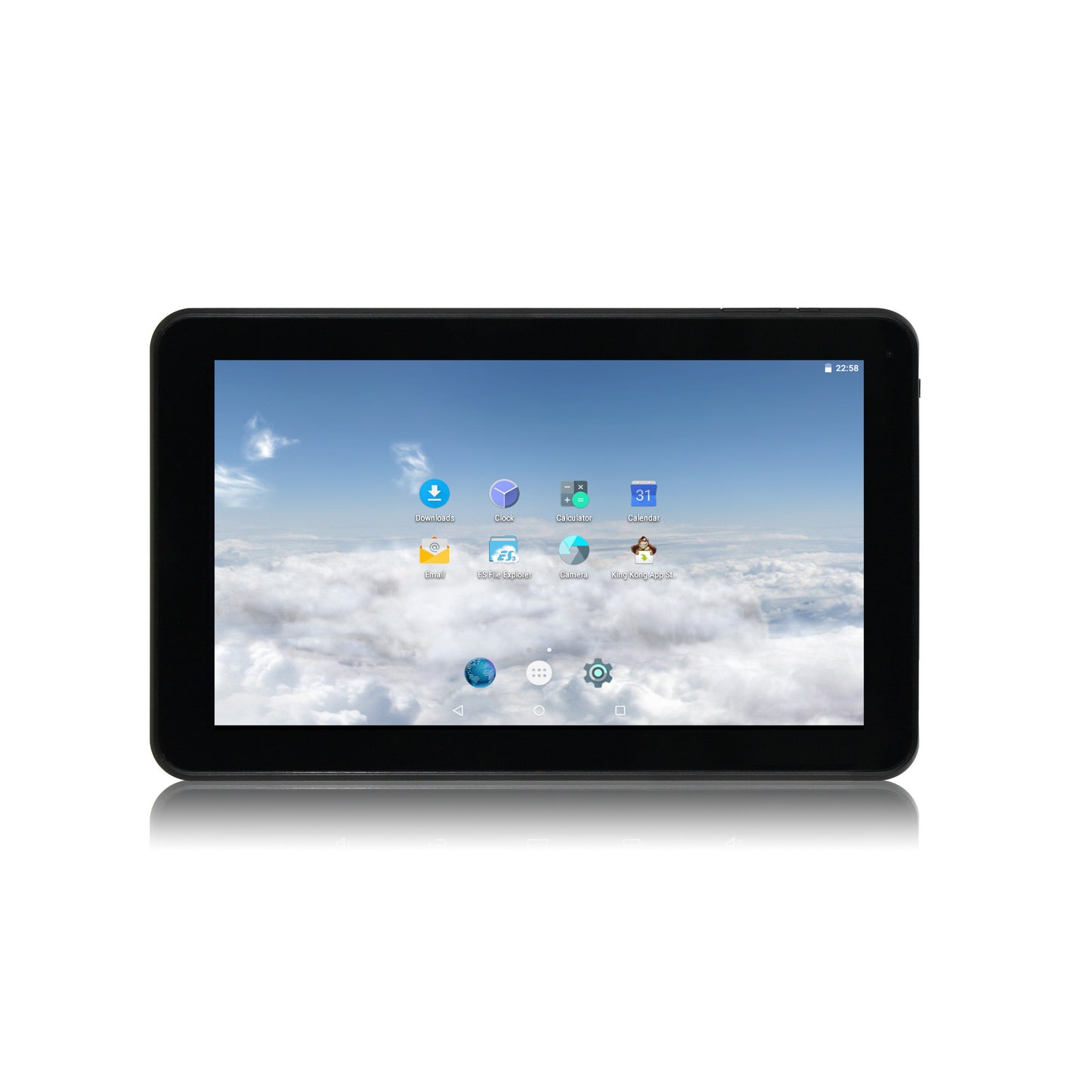 1060TPC-K 10.1" 1024 × 600 Cortex A7 Quad Core 1.3GHz, 1GB DDR3/16GB Android Tablet w/ Keyboard Case