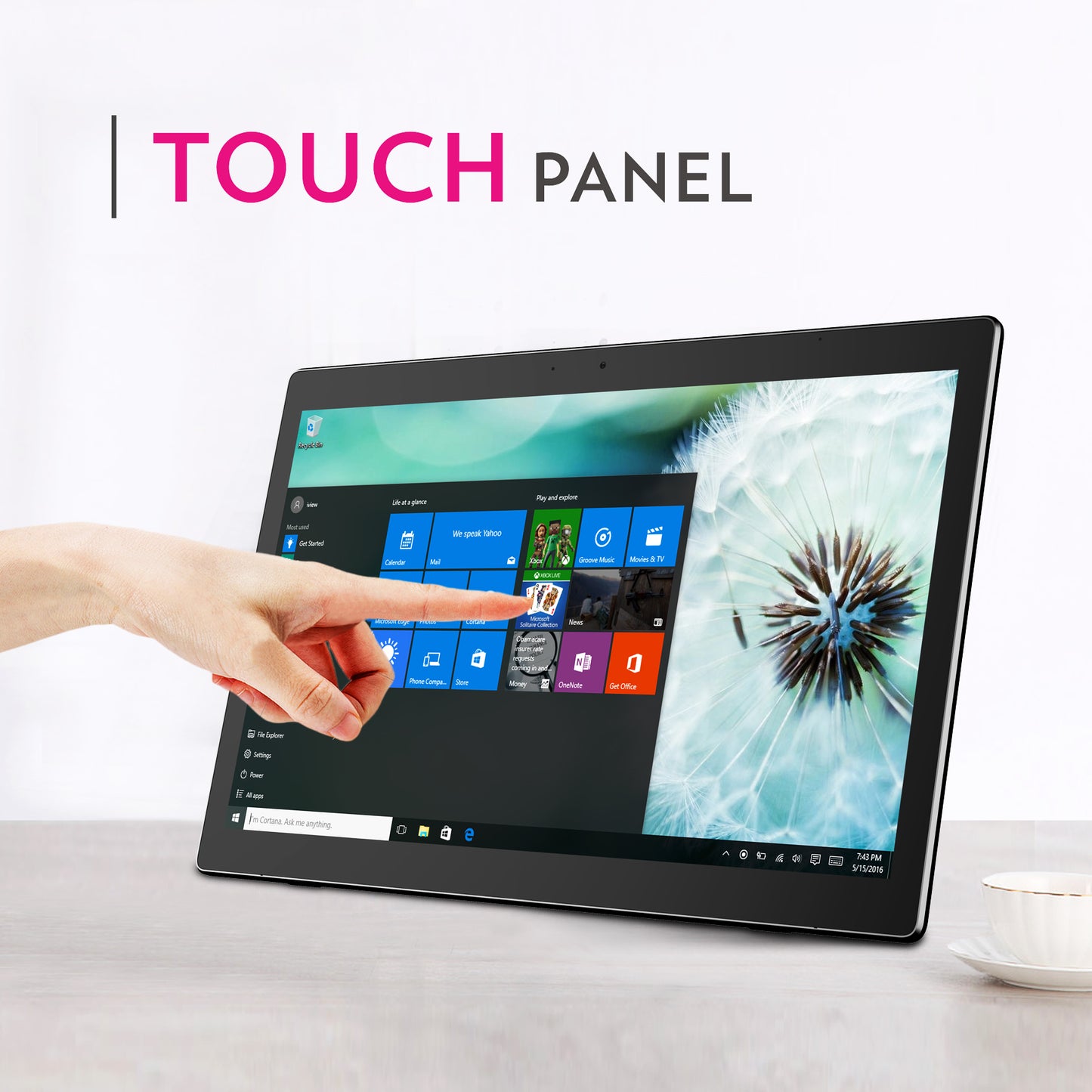 1760AIO All-in-One Windows Computer Touch Panel Touchscreen