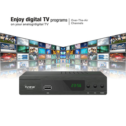 3300STB-A - Digital Converter Box, TV Recording, Clear QAM, Media Function, 4TB HDD, Antenna, and HDMI Connection