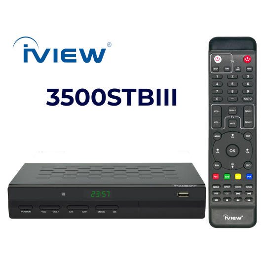 3500STBIII - Affordable Converter Box, Digital to Analog TV Box with TV Recording, QAM, Media Function, and HDMI Connection with Learning Remote