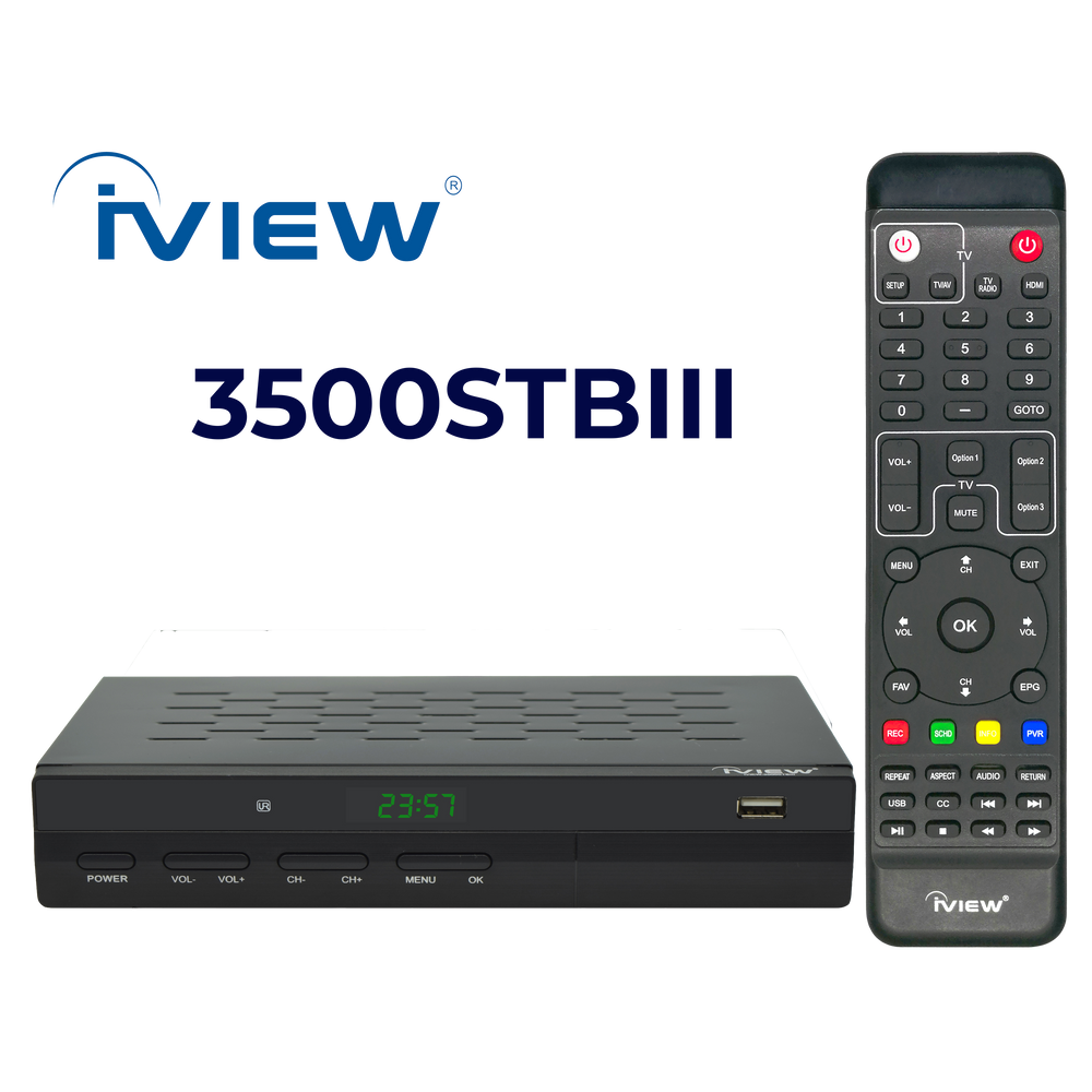 3500STBIII - Affordable Converter Box, Digital to Analog TV Box with TV Recording, QAM, Media Function, and HDMI Connection with Learning Remote