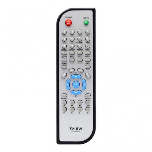 Iview 3500STB Digital Converter Box silver and black Remote