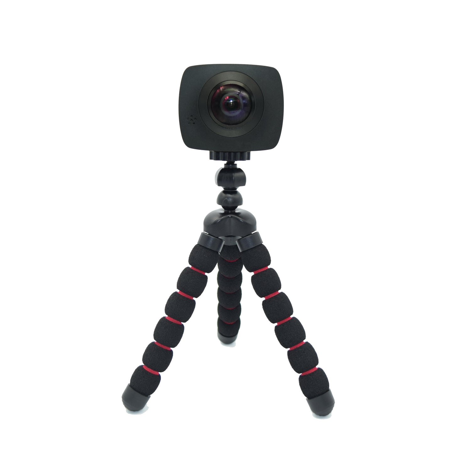 360 Pro SONY CMOS 8MP, Dual Lens, VR Panoramic 360° Camera with Tripod, Water-Proof Case, Helmet Mount and 8GB Micro SD Card