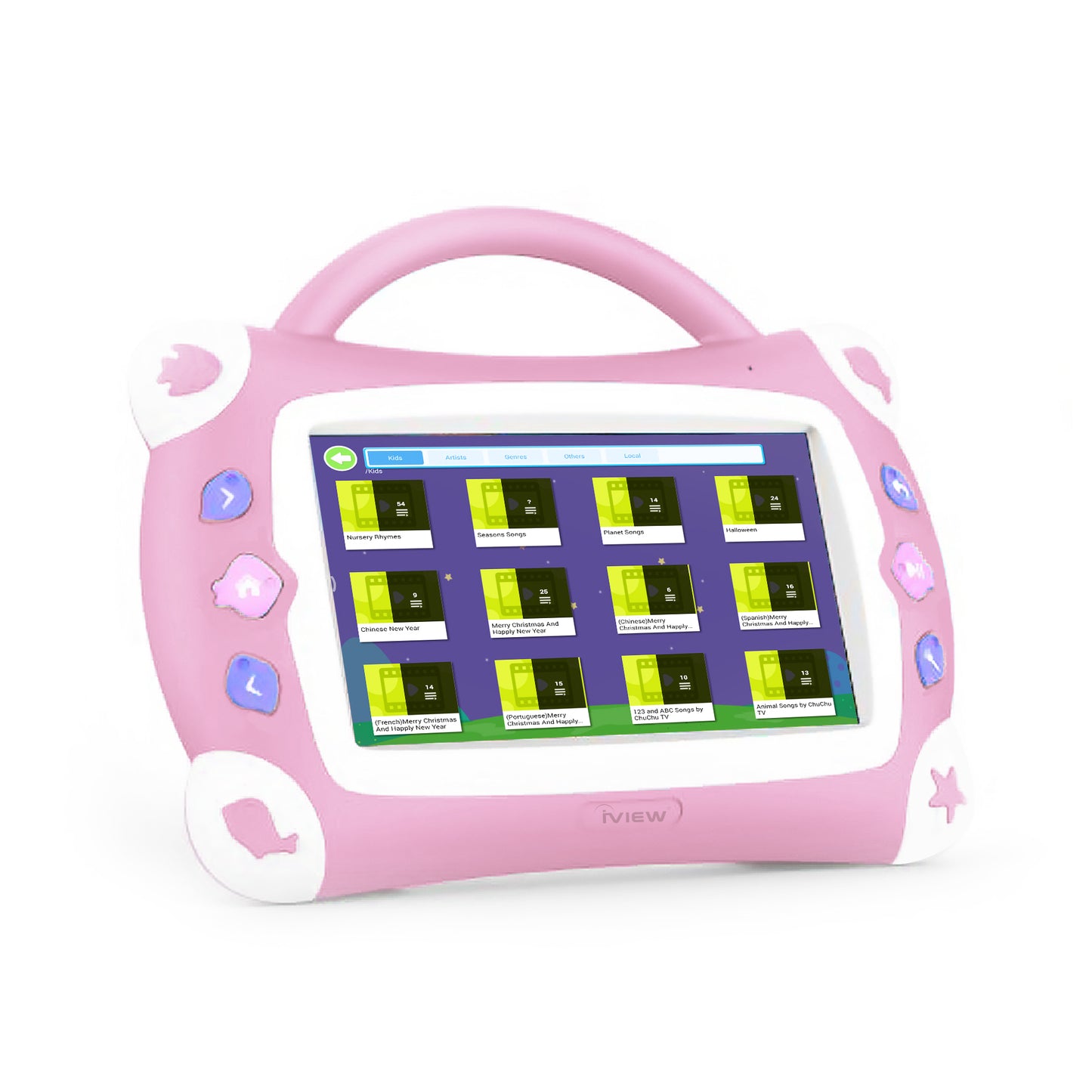 Iview 711TPC Kids Sing Pad pink Android kids tablet with karaoke songs