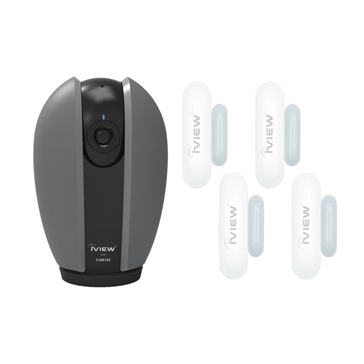 Iview Home Security Camera with four S100 Smart Door Bell