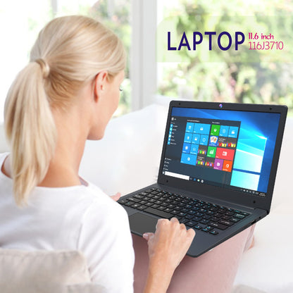 Classmate 116J3710 - 11.6” Screen, 4GB/128GB Windows 10 Pro, 1920 x 1080 IPS High Resolution Laptop