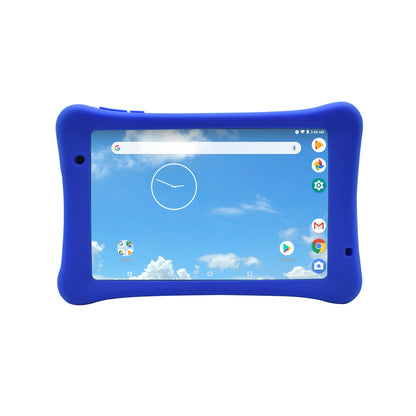 Iview 885TPC black ruggedize Android tablet with blue silicon case