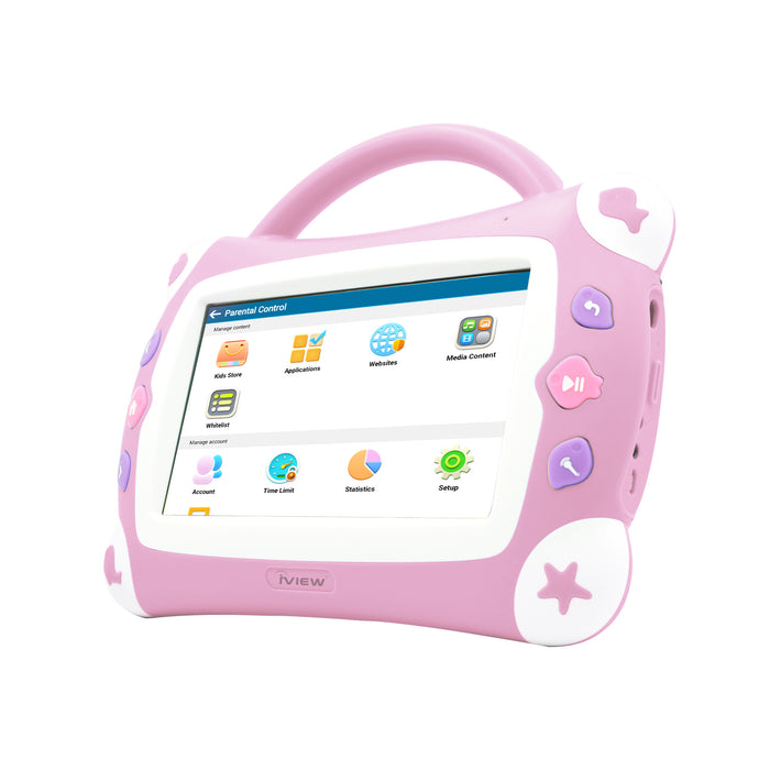Iview 711TPC Kids Sing Pad pink Android kids tablet with parental controls
