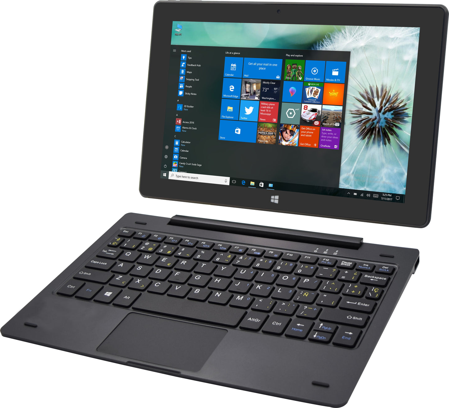 Magnus III - 4G LTE 10.1” Detachable Touch Screen 2-in-1 Laptop, 4GB/64GB Storage