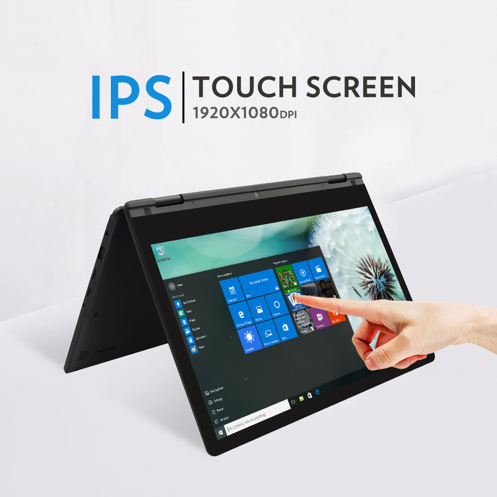 Maximus IV Intel 4GB 64GB 360° Touch Laptop Fingerprint