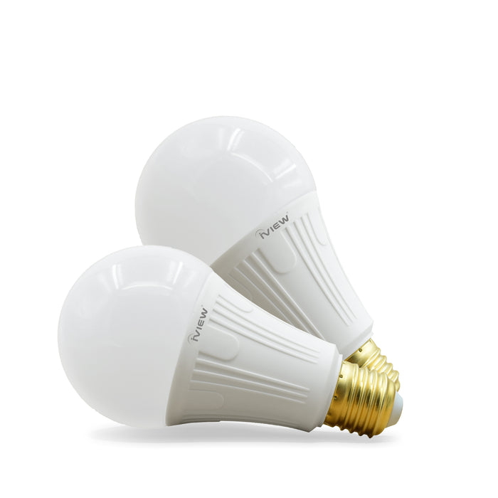 Iview ISB800 smart multicolor dimmable Wi-Fi dual pack light bulb