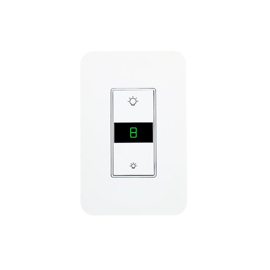 ISW600 Smart Dimmer WiFi Light Switch, Single Pole, Neutral Wire Required, Schedule, Timer INC/LED Lights, Compatible with Alexa and Google Assistant, No Hub Required