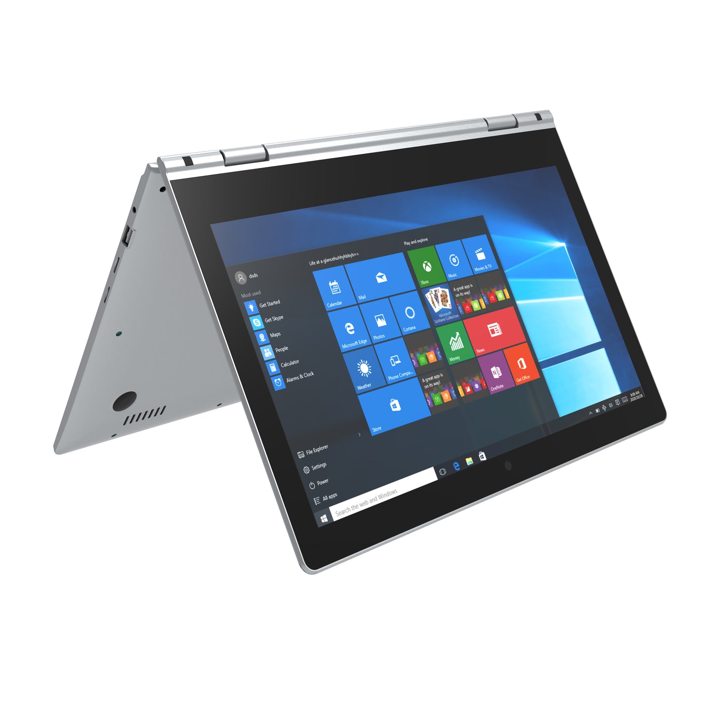 Megatron 4G LTE - 14.1” 360° Touch Screen, 4GB/64GB Windows 10 Pro, 1920 x 1080 IPS High Resolution