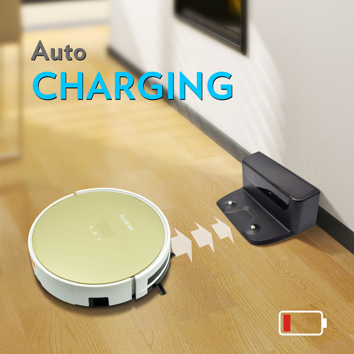 Iview 2-in-1 Smart Vacuum and Mop returning to auto-charging dock