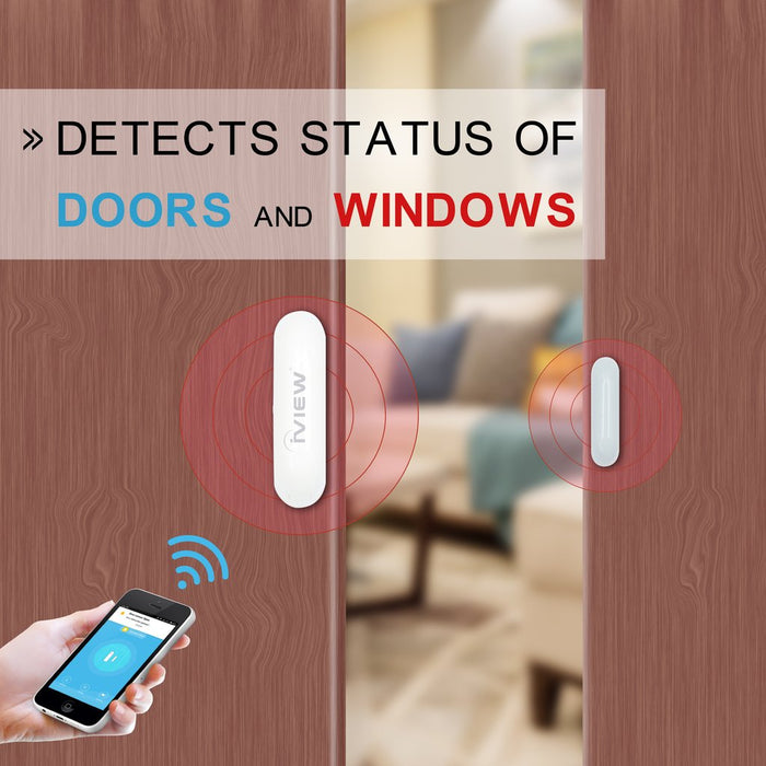 S100 Smart Door and Windows Sensor detects the status of doors and windows