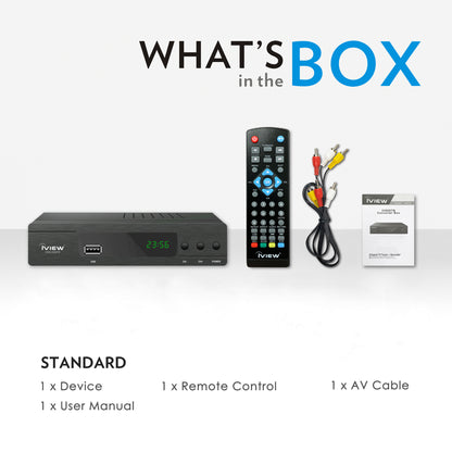 3300STB Digital Converter Box with TV Recording, ClearQAM, Media Function, 4TB HDD, and HDMI Connection