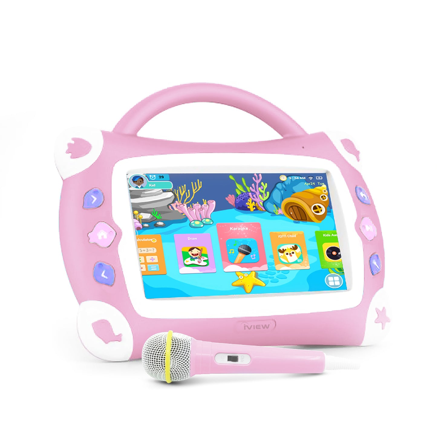 Iview 711TPC Kids Sing Pad pink Android kids tablet