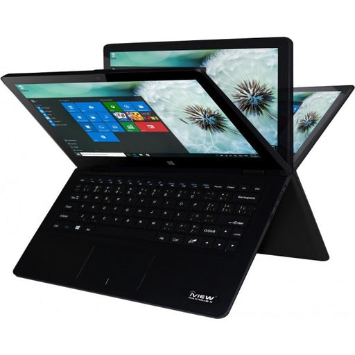 Iview Maximus II black ultra-slim 11.6" 2-in-1 convertible laptop