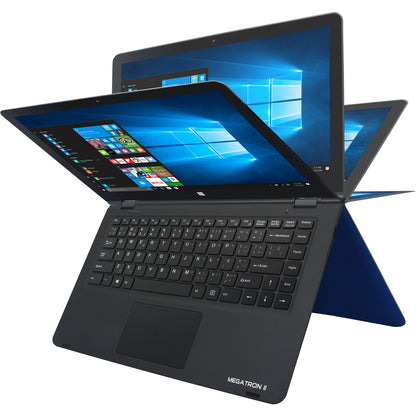 Megatron II Convertible Laptop 14.1" Intel Atom Quad Core Z8350 2GB/32GB 360° Convertible Touch Screen Windows Laptop