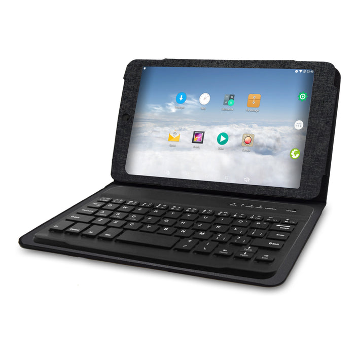 766TPC-K - 7" 1024 × 600 Quad Core Cortex A7 1GB/16GB Tablet w/ Keyboard Case